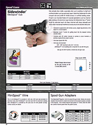 Sidewinder Spool Gun Literature/Catalog page